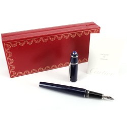 Penna Stilografica Cartier Diabolo In Lacca Blu